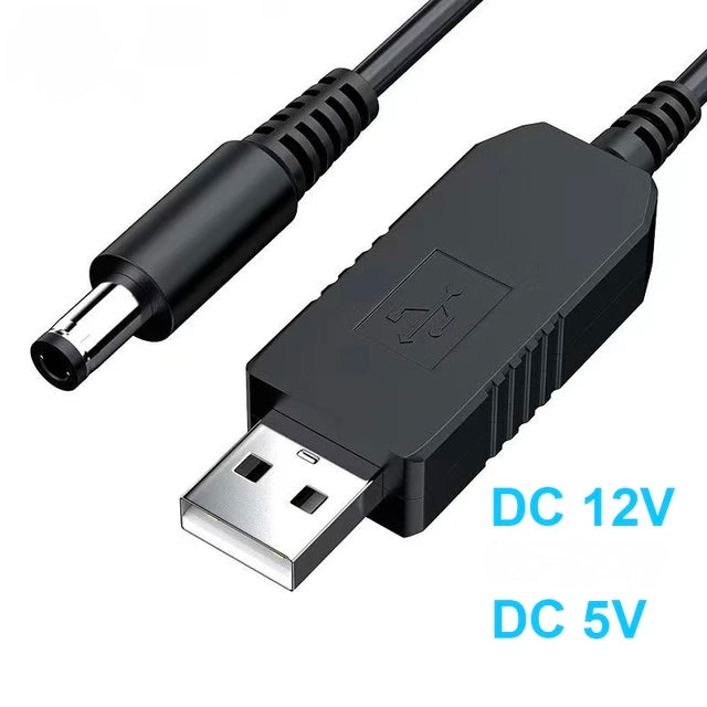 Cable Router convertidor USB a 5V a 12V
